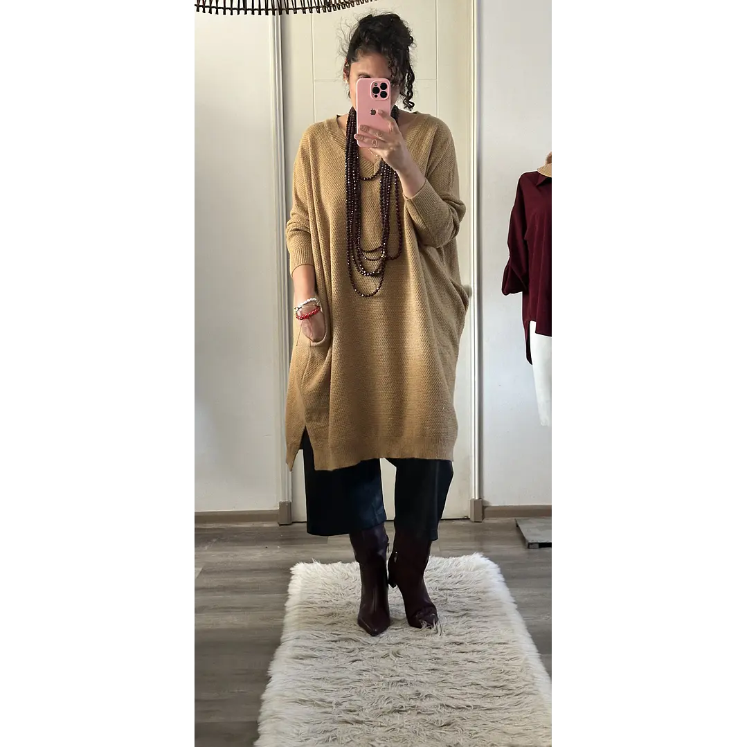 Maxi Vestido Lana globo 8