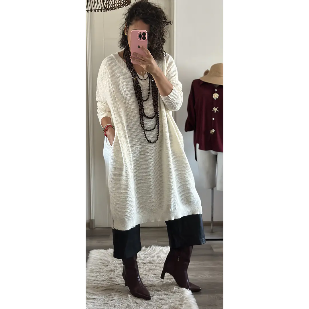 Maxi Vestido Lana globo 9