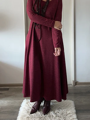 Vestido Ale, Lana Bucle