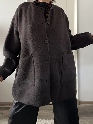 Sweater abrigo overzid