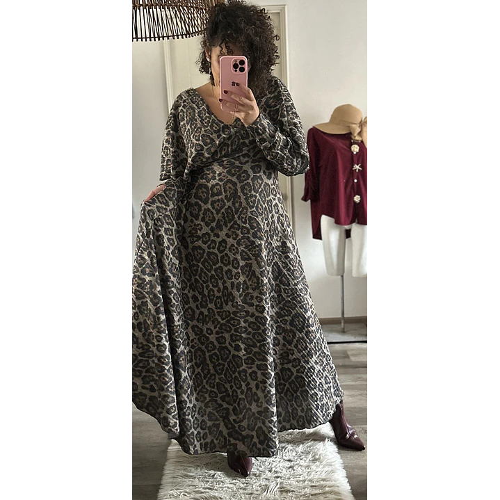 Vestido Animal print 2