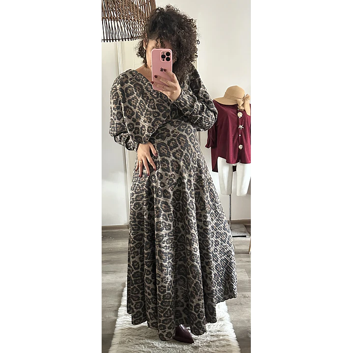Vestido Animal print 1