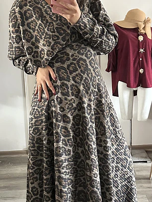 Vestido Animal print