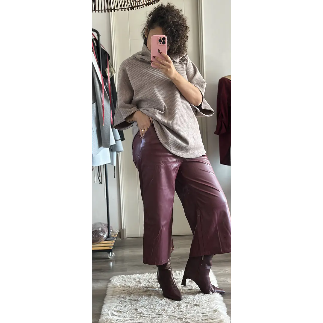 Pantalon Ecocuero corto 1