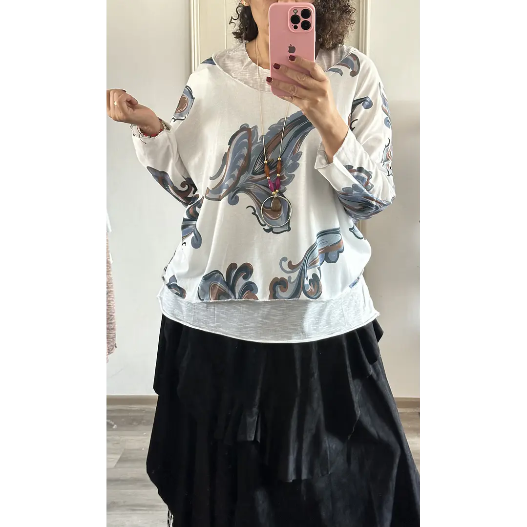 Sweater Doble Floral 3