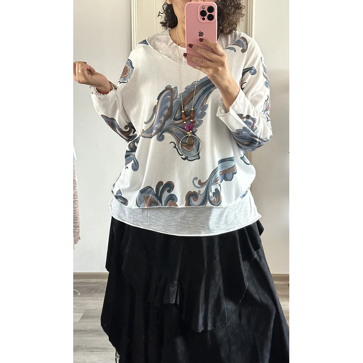 Sweater Doble Floral 3