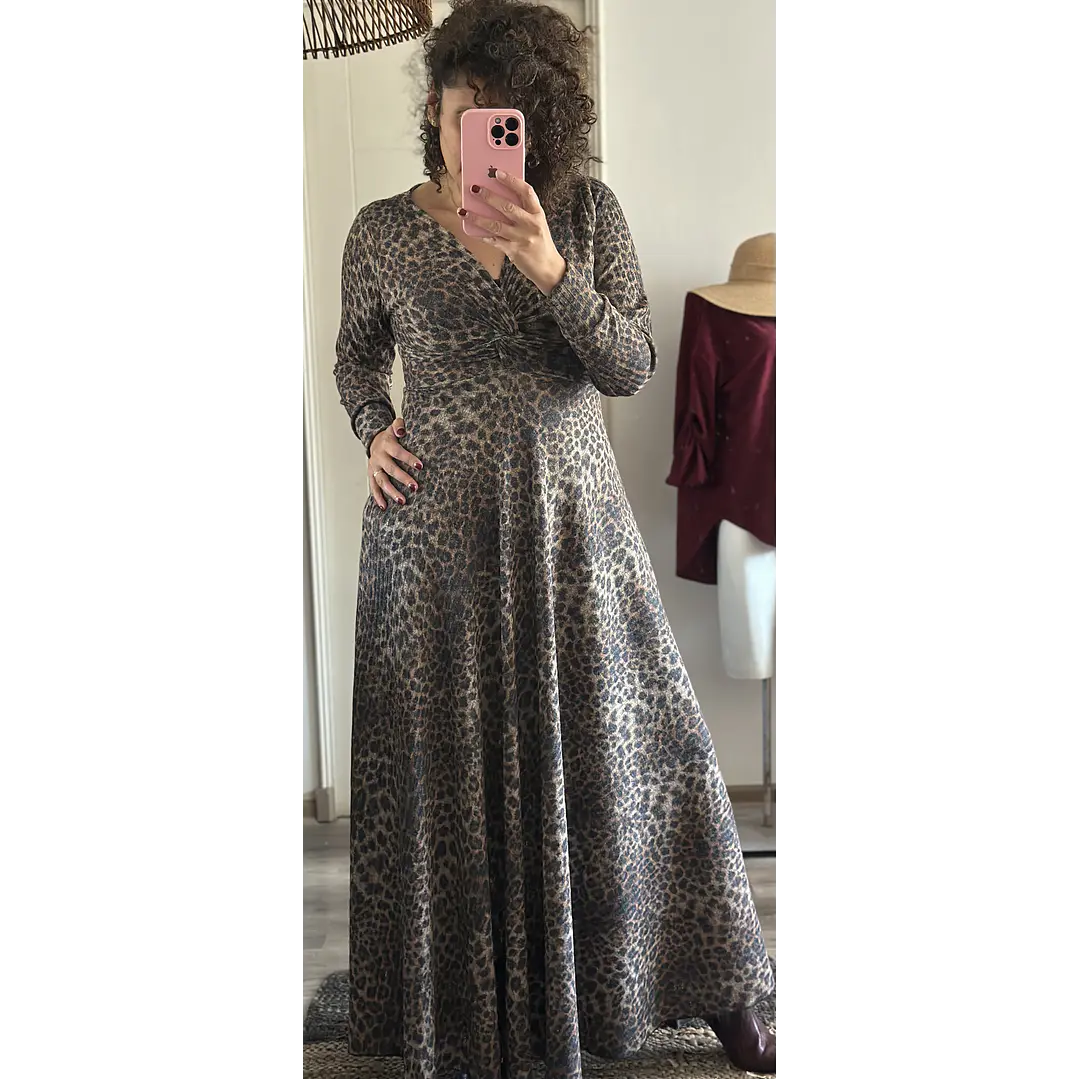 Vestido Animal Print Fresia 1