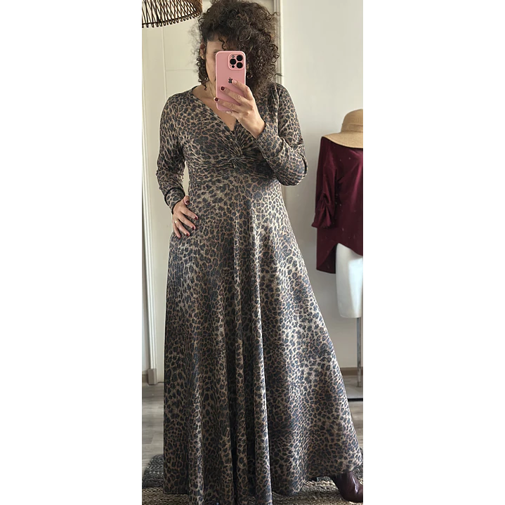 Vestido Animal Print Fresia 1