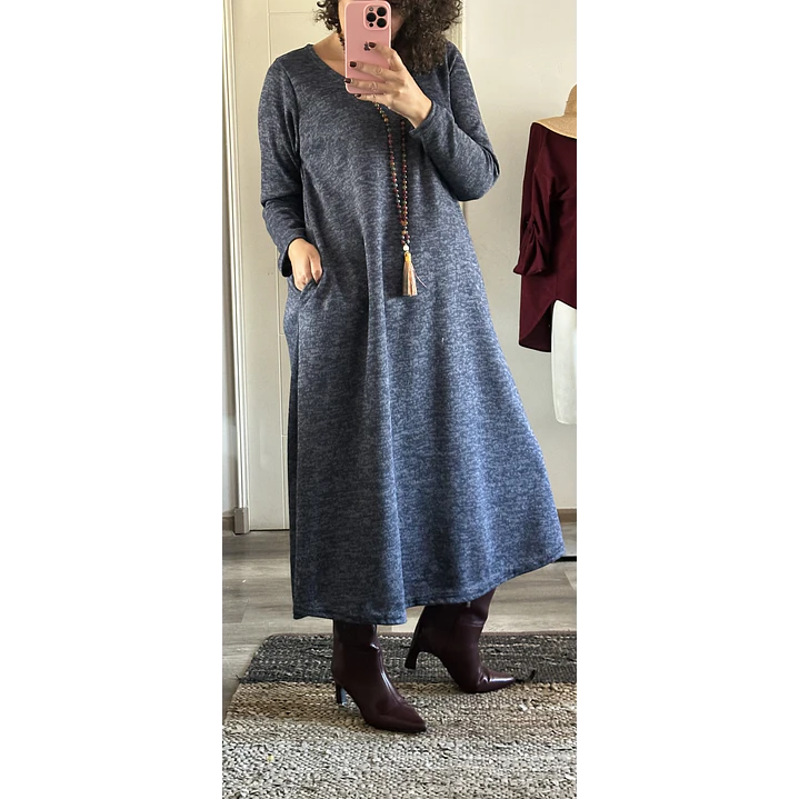 Vestido Ale, Lana Bucle 2