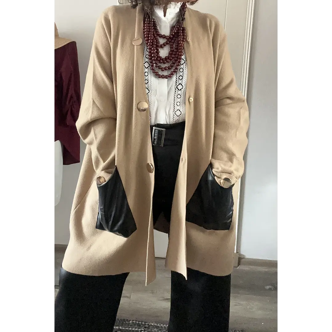 Sweater Aplicacion Ecocuero 1