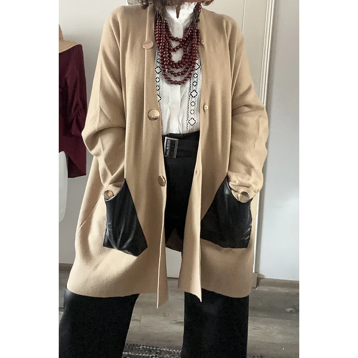 Sweater Aplicacion Ecocuero 1