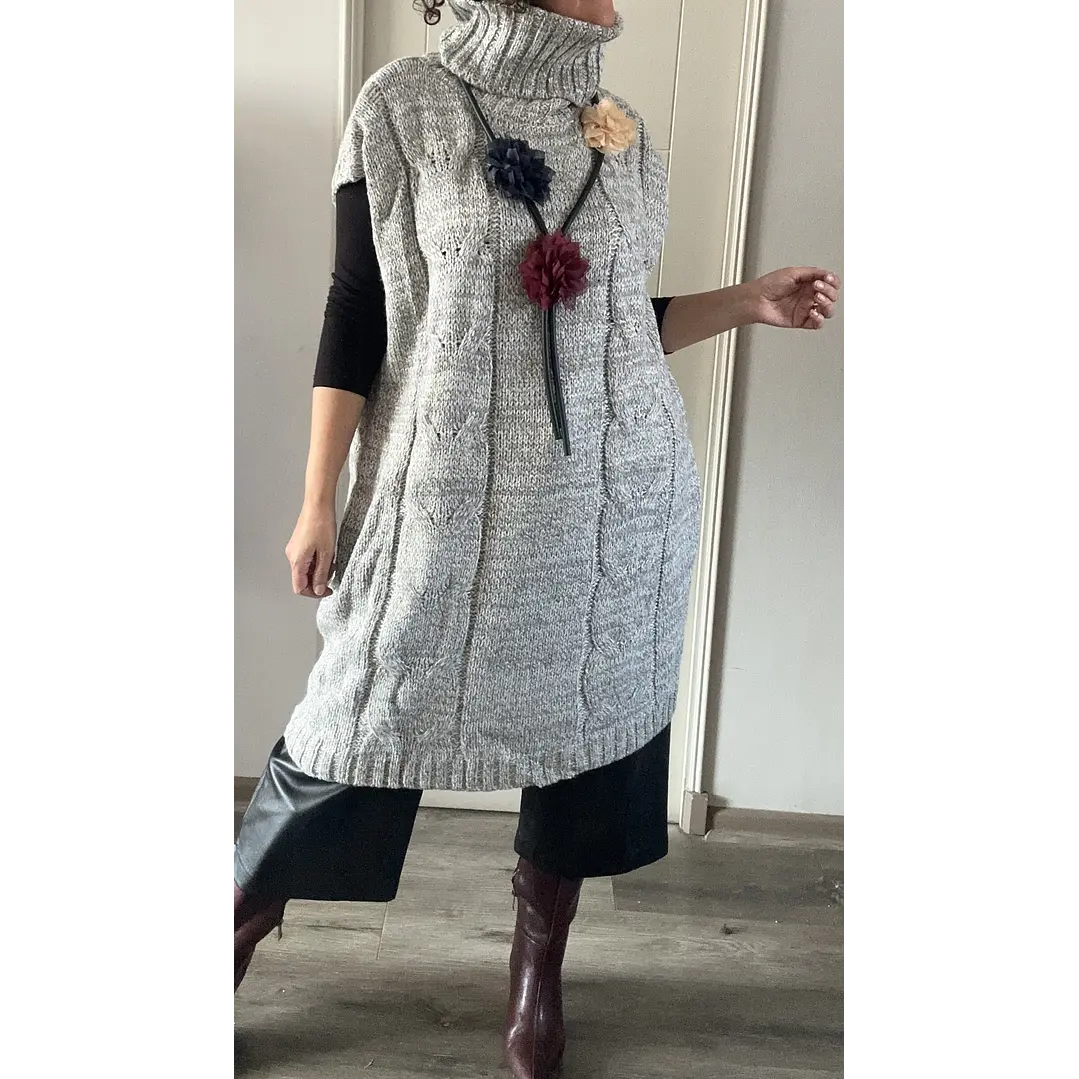 Vestido Sweater Trenzado 9