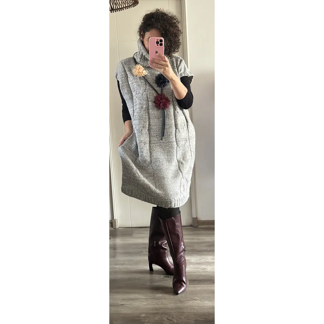 Vestido Sweater Trenzado 10