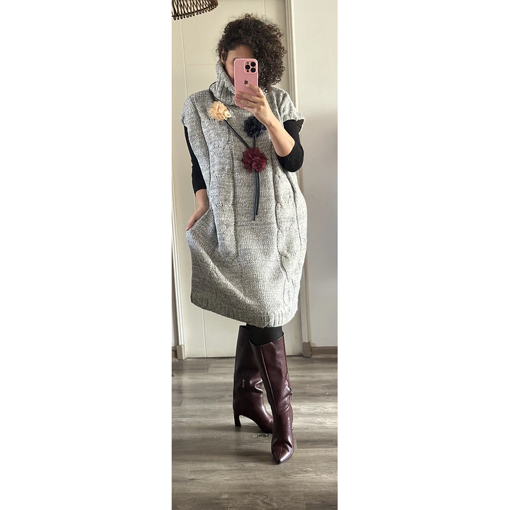 Vestido Sweater Trenzado 10
