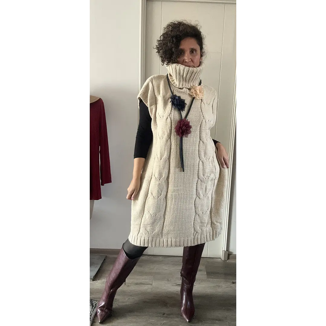 Vestido Sweater Trenzado 8