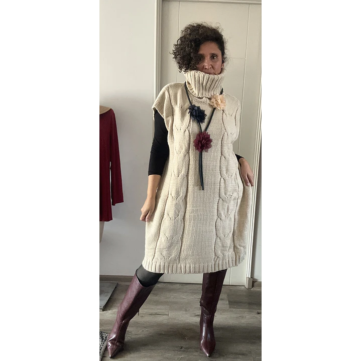 Vestido Sweater Trenzado 8