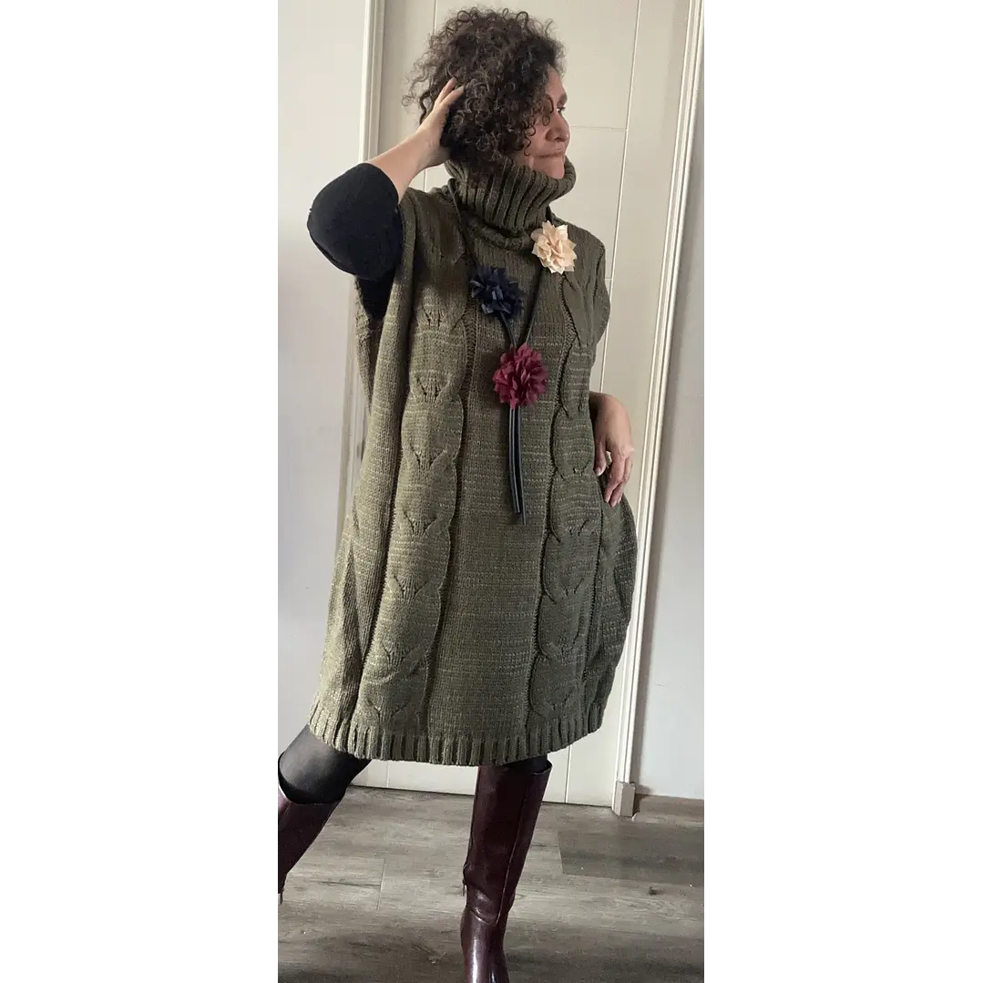 Vestido Sweater Trenzado 3