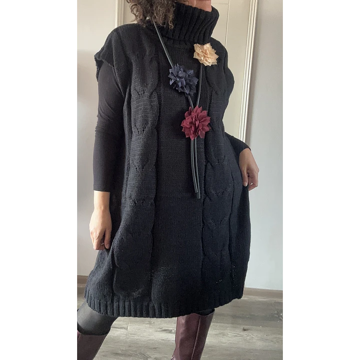Vestido Sweater Trenzado 1