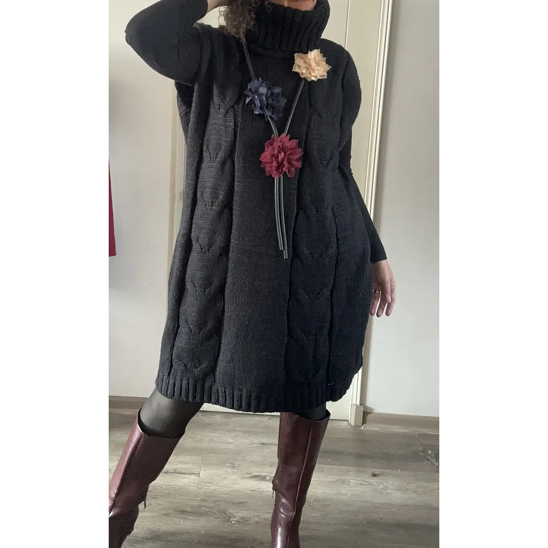 Vestido Sweater Trenzado 2