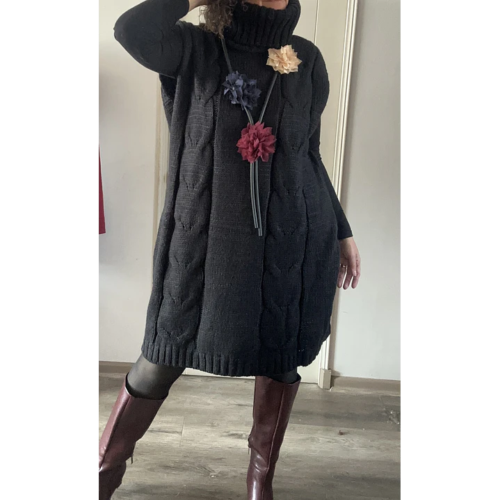 Vestido Sweater Trenzado 2