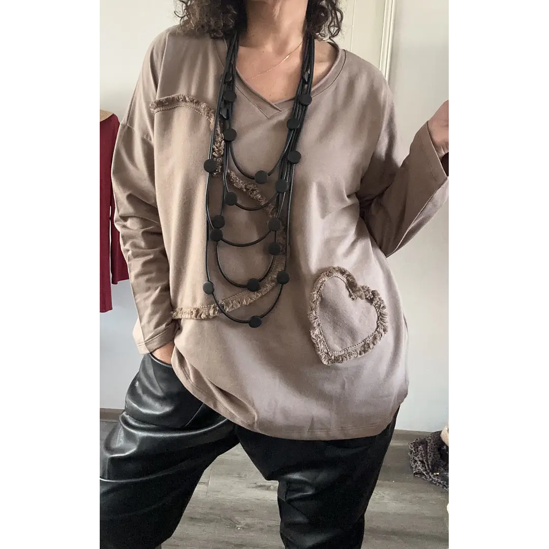 Polera Básica Corazon 8