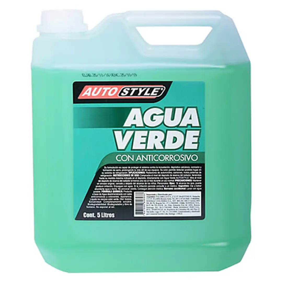 Agua verde con anticorrosivo AUTOSTYLE  (5 L) 1