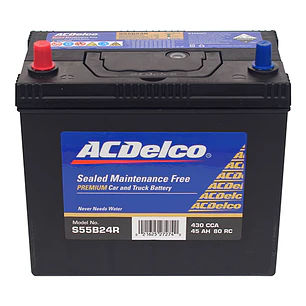BATERIA AC DELCO 45A 55B24R B.DEL +IZQ