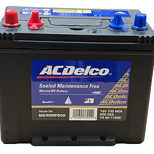 BATERIA AC DELCO 70A M24SMF600  Doble Marina