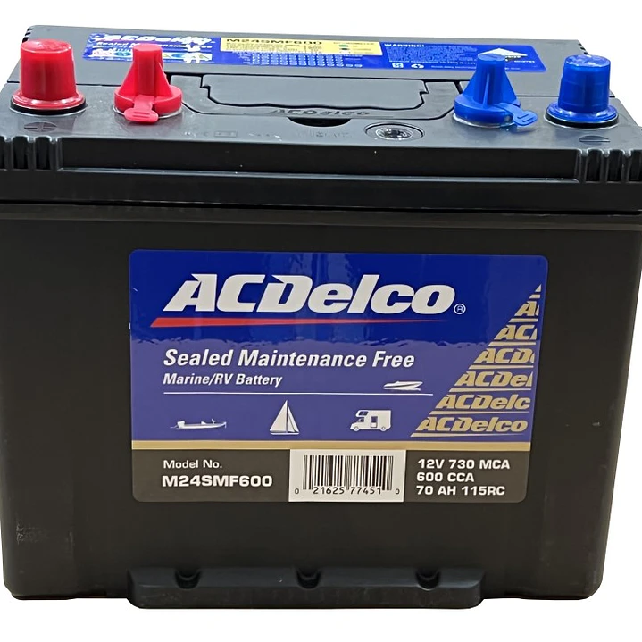 BATERIA AC DELCO 70A M24SMF600  Doble Marina 1