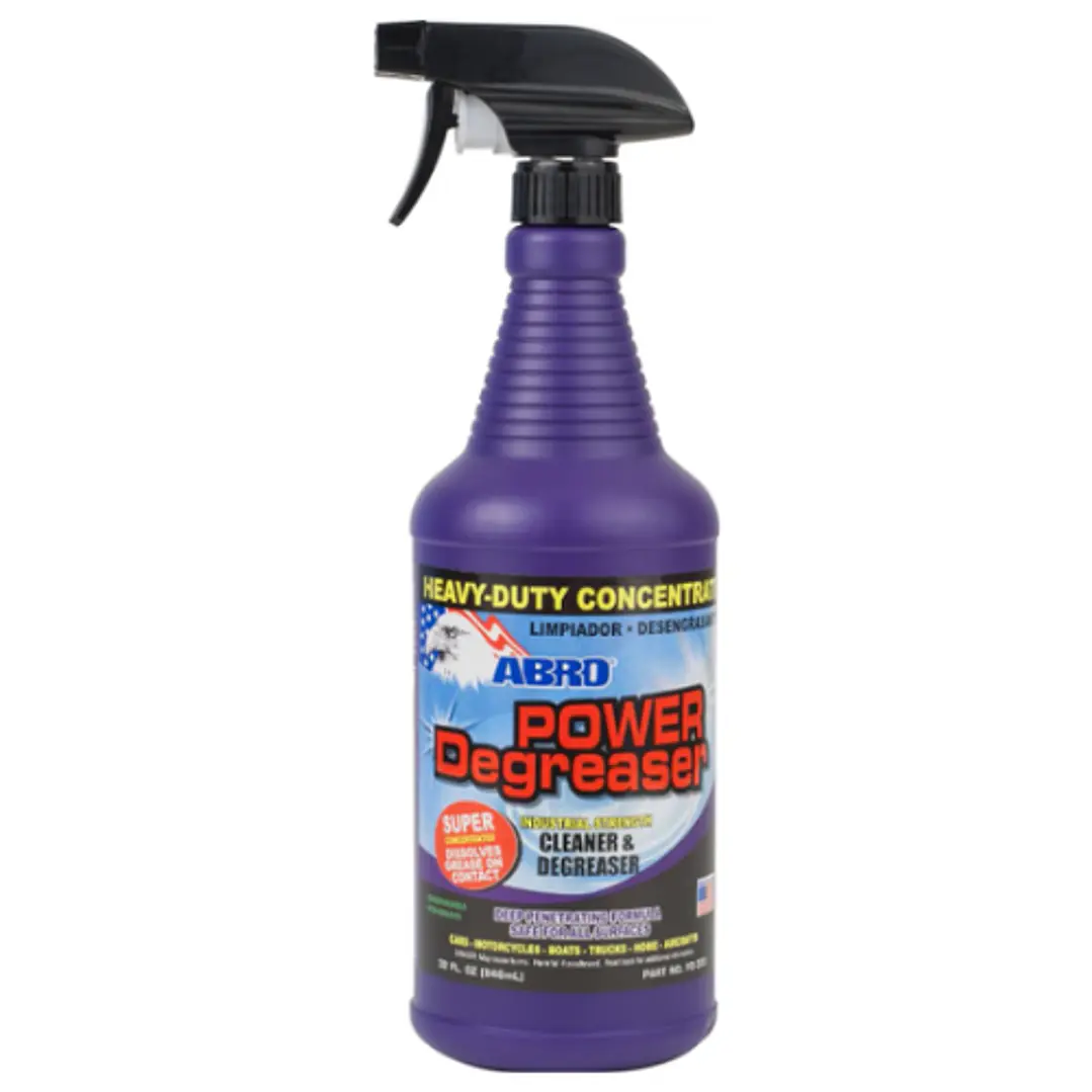 Limpiador concentrado desengrasante de alto rendimiento, fuerza industrial para uso pesado- Power Degreaser ABRO (946 mL) 1