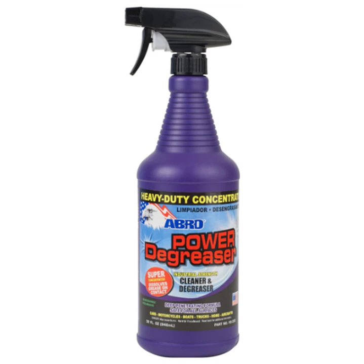 Limpiador concentrado desengrasante de alto rendimiento, fuerza industrial para uso pesado- Power Degreaser ABRO (946 mL) 1