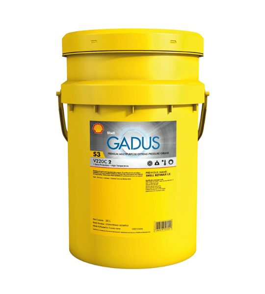 Grasa para rodamientos automotrices Gadus S3 V220C 2