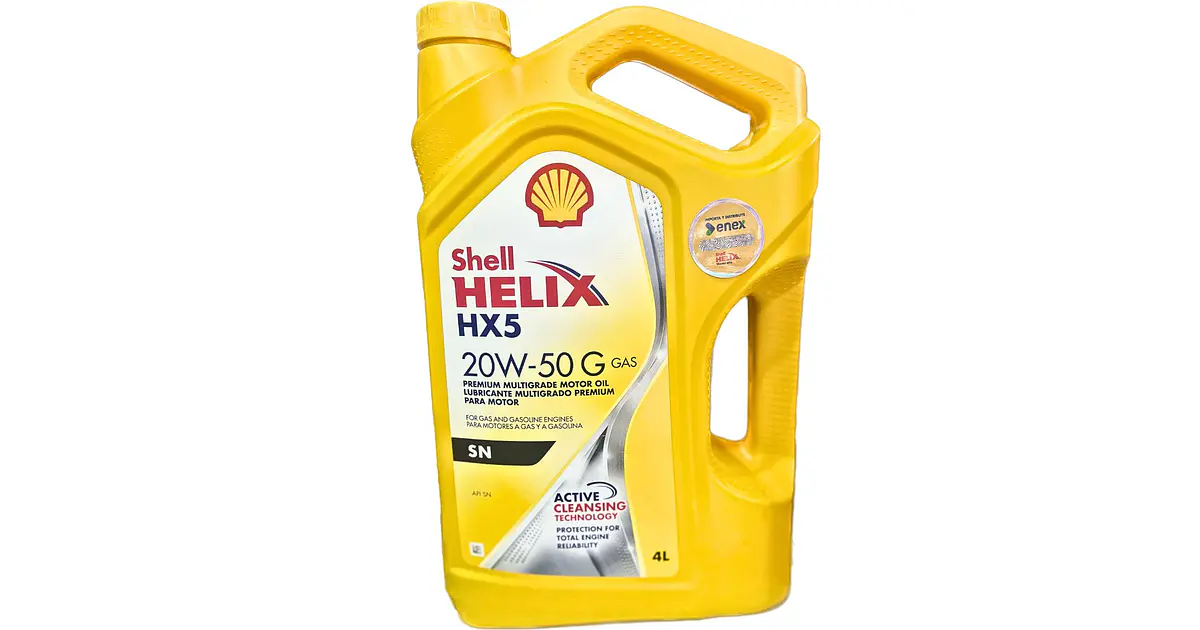Shell Helix HX5 SN 20W50 GAS Galón