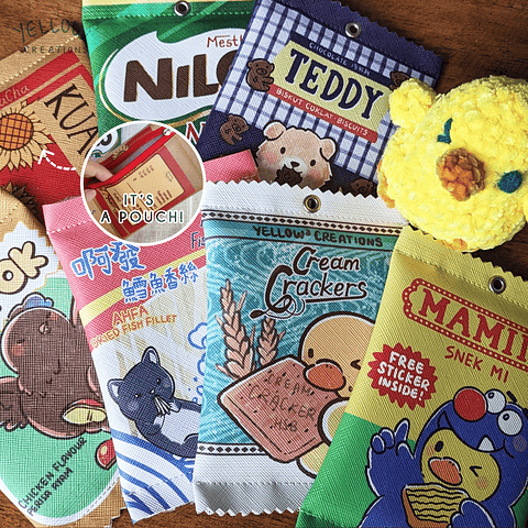 Nostalgic Snacks Coin Pouch