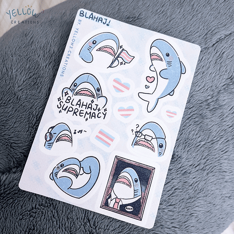 🌈 BLÅHAJ Sticker Sheet