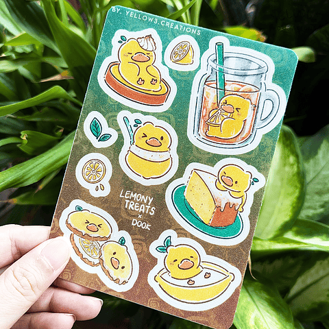 Lemony Treats x Dook Sticker Sheet