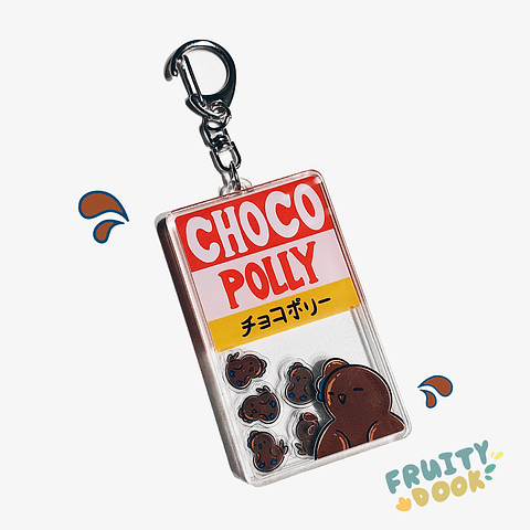 Choco Polly Shaker Charm