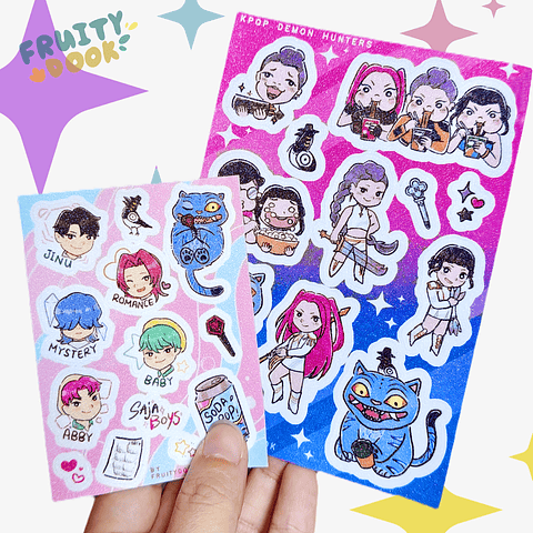 K-pop Demon Hunters Sticker Sheets