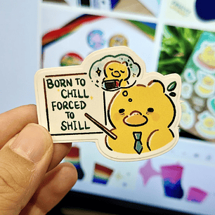 Office Series Waterproof Vinyl Stickers