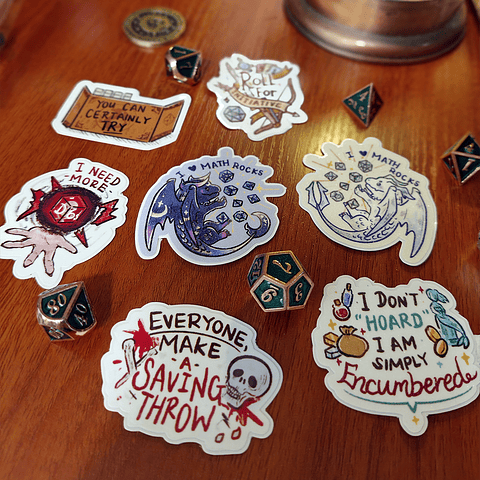 D&D/TTRPG Stickers