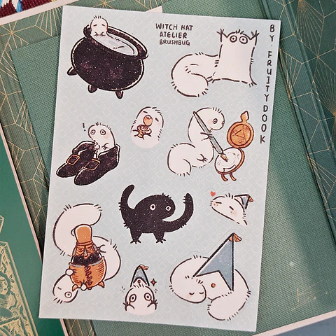Witch Hat Atelier - Brush Bug Sticker Sheet