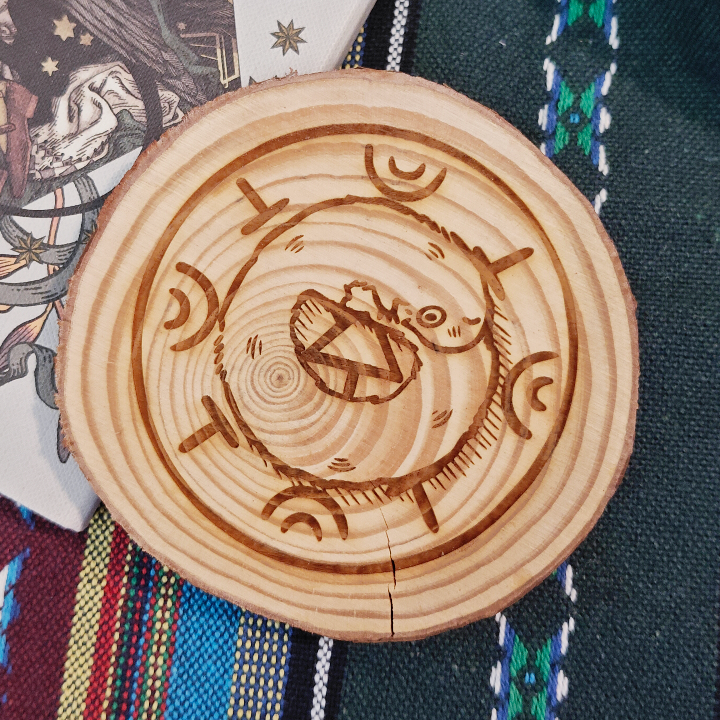 Witch Hat Atelier - Brush Buddy Coaster 1