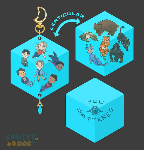 ❑ Animorphs Lenticular Charm