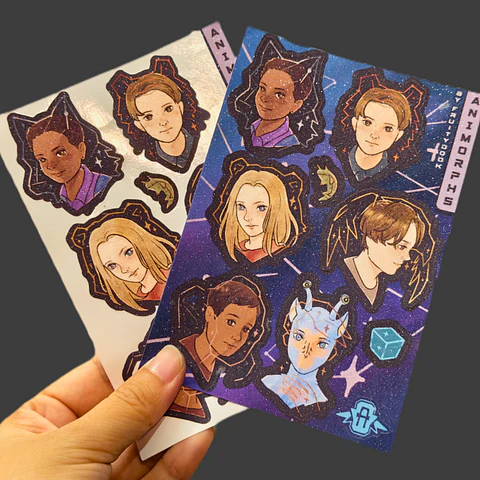 ❑ Animorphs Sticker Sheet