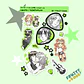 ★ TGSWIIWAGAA / Green Yuri Sticker Sheet - thumbnail 2
