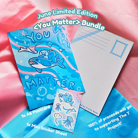 [June Special] You Matter Postcard Bundle *Charity!*