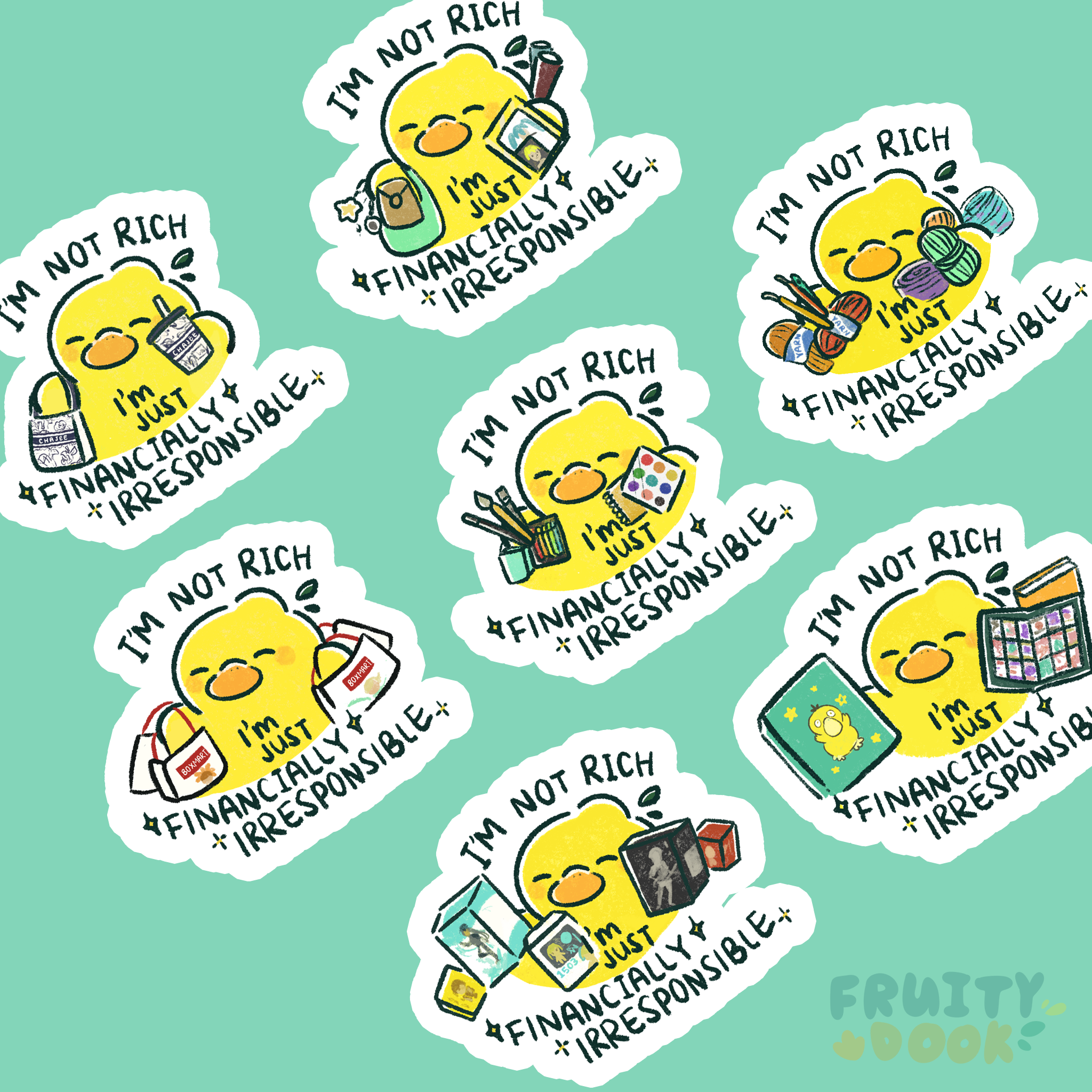 Financially Irresponsible Stickers 1