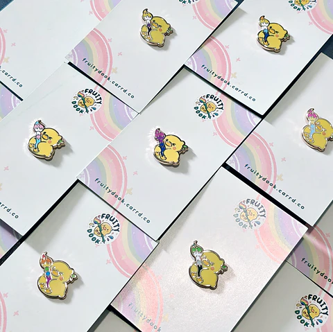 Dook Pride Flag Enamel Pins