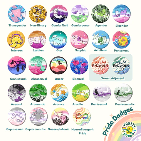 🌈 Subtle Pride Badges