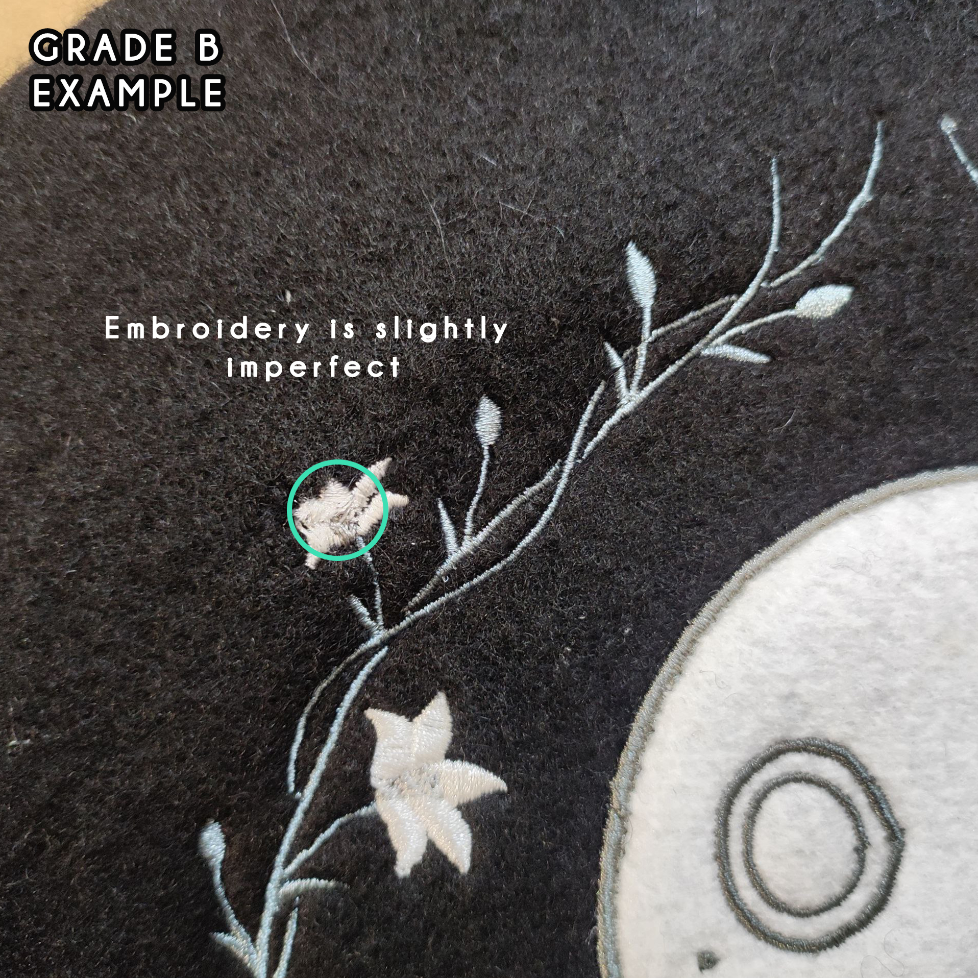 [B-grades left] NieR Emil Embroidered Beret 3